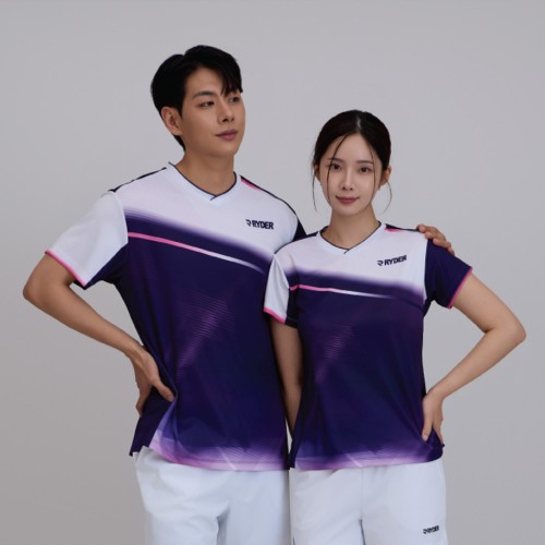 라이더 2026R-20 남성 여성 배드민턴 반팔 티셔츠 스포츠웨어