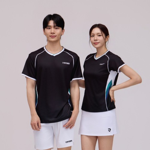 라이더 2026R-26 남성 여성 배드민턴 반팔 티셔츠 스포츠웨어